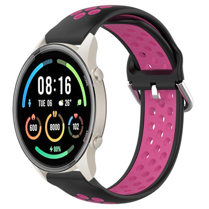 22mm Perforated Breathable Sports Silicone Watch Band, For Xiaomi MI Watch Sport