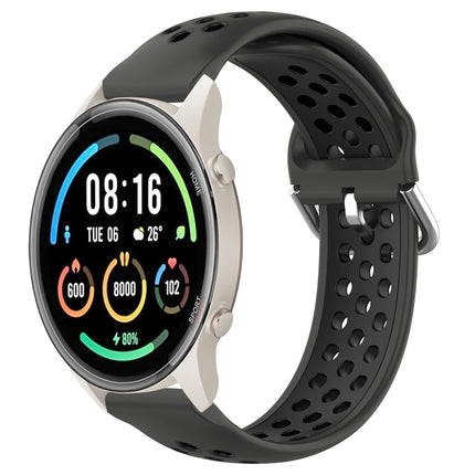 22mm Perforated Breathable Sports Silicone Watch Band, For Xiaomi MI Watch Sport