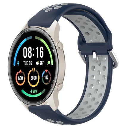 22mm Perforated Breathable Sports Silicone Watch Band, For Xiaomi MI Watch Sport