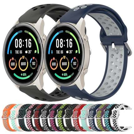 22mm Perforated Breathable Sports Silicone Watch Band, For Xiaomi MI Watch Sport