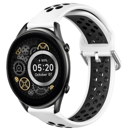 22mm Perforated Breathable Sports Silicone Watch Band, For Xiaomi Haylou RT2 LS10