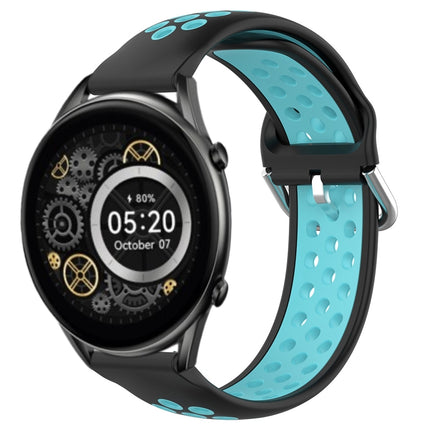 22mm Perforated Breathable Sports Silicone Watch Band, For Xiaomi Haylou RT2 LS10