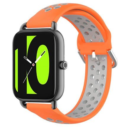 22mm Perforated Breathable Sports Silicone Watch Band, For  Xiaomi Haylou RS4 LS12