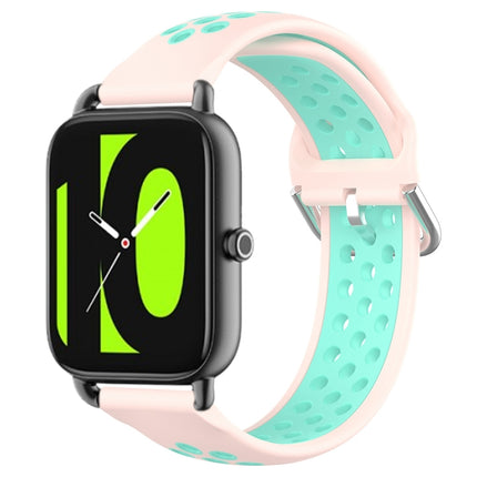 22mm Perforated Breathable Sports Silicone Watch Band, For  Xiaomi Haylou RS4 LS12