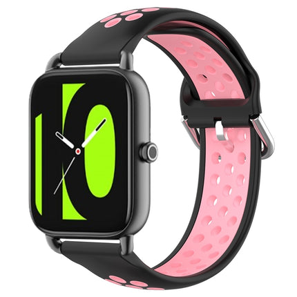 22mm Perforated Breathable Sports Silicone Watch Band, For  Xiaomi Haylou RS4 LS12