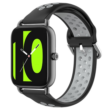 22mm Perforated Breathable Sports Silicone Watch Band, For  Xiaomi Haylou RS4 LS12