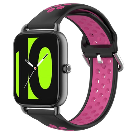22mm Perforated Breathable Sports Silicone Watch Band, For  Xiaomi Haylou RS4 LS12