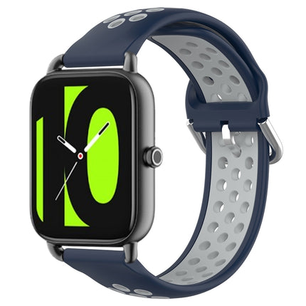 22mm Perforated Breathable Sports Silicone Watch Band, For  Xiaomi Haylou RS4 LS12