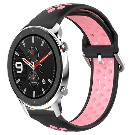 22mm Perforated Breathable Sports Silicone Watch Band, For Amazfit GTR 4 Pro