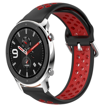 22mm Perforated Breathable Sports Silicone Watch Band, For Amazfit GTR 4 Pro