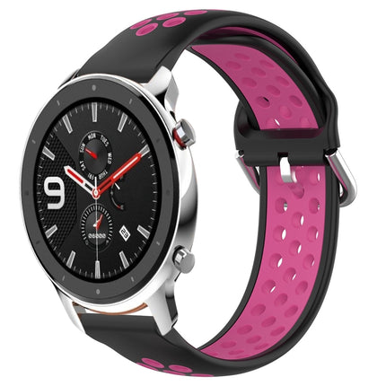 22mm Perforated Breathable Sports Silicone Watch Band, For Amazfit GTR 4 Pro