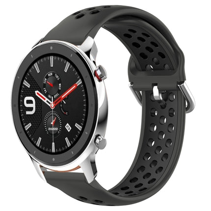22mm Perforated Breathable Sports Silicone Watch Band, For Amazfit GTR 4 Pro