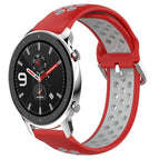 For Amazfit GTR 4 Pro / Red+Grey
