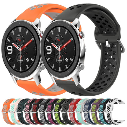 22mm Perforated Breathable Sports Silicone Watch Band, For Amazfit GTR 4 Pro