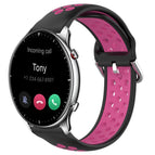 For Amazfit GTR 2 / Black+Rose Red