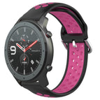 For Amazfit GTR 47mm / Black+Rose Red