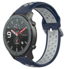 For Amazfit GTR 47mm / Midnight Blue + Gray