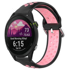 For Garmin Forerunner 255 Music / Black+Pink