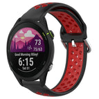 For Garmin Forerunner 255 Music / Black+ Red