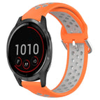 For Garmin Vivoactive4 / Orange+Grey