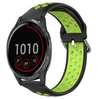 For Garmin Vivoactive4 / Black+ Lime