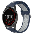 For Garmin Vivoactive4 / Midnight Blue + Gray