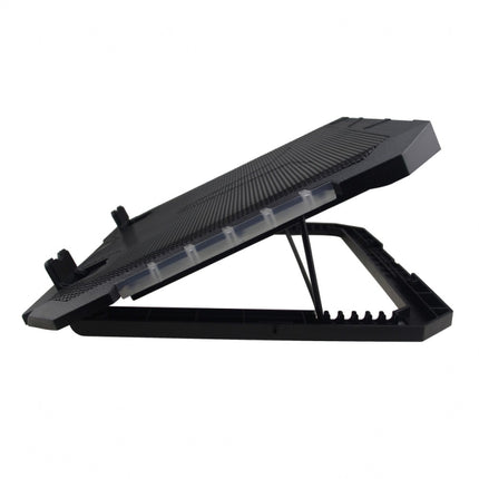 S900 Dual USB Ports Adjustable Height RGB Laptop Cooling Pad Stand, S900