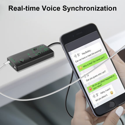 M1 Portable Mini Voice Changing Modulator with Adjustable Voice Functions & Phone Computer & Sound Card & Mic Tool