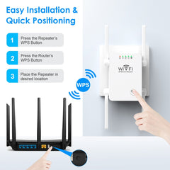 U8 300Mbps Wireless WiFi Repeater Extender Router Wi-Fi Signal Amplifier WiFi Booster, US Plug, EU Plug