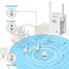 U8 300Mbps Wireless WiFi Repeater Extender Router Wi-Fi Signal Amplifier WiFi Booster, US Plug, EU Plug