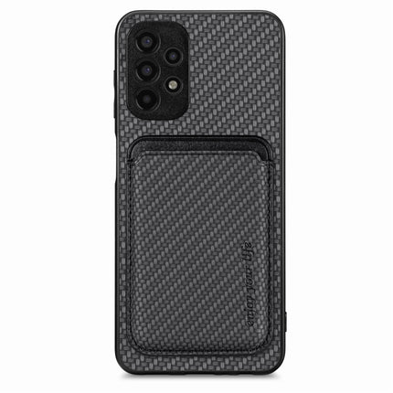 Carbon Fiber Leather Card Magsafe Magnetic Phone Case, For Samsung Galaxy A14 5G, For Samsung Galaxy A04 4G, For Samsung Galaxy A13 4G, For Samsung Galaxy A13 5G