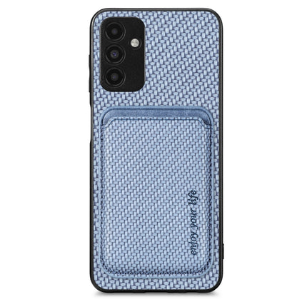 Carbon Fiber Leather Card Magsafe Magnetic Phone Case, For Samsung Galaxy A14 5G, For Samsung Galaxy A04 4G, For Samsung Galaxy A13 4G, For Samsung Galaxy A13 5G