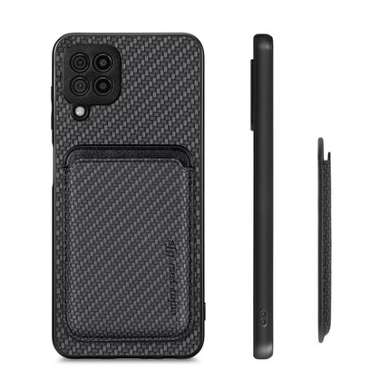 Carbon Fiber Leather Card Magsafe Magnetic Phone Case, For Samsung Galaxy A22 4G, For Samsung Galaxy A22 5G, For Samsung Galaxy A32 5G, For Samsung Galaxy A50
