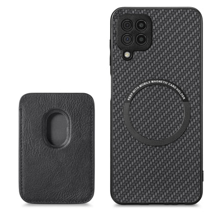 Carbon Fiber Leather Card Magsafe Magnetic Phone Case, For Samsung Galaxy A22 4G, For Samsung Galaxy A22 5G, For Samsung Galaxy A32 5G, For Samsung Galaxy A50