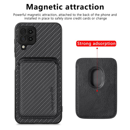 Carbon Fiber Leather Card Magsafe Magnetic Phone Case, For Samsung Galaxy A22 4G, For Samsung Galaxy A22 5G, For Samsung Galaxy A32 5G, For Samsung Galaxy A50