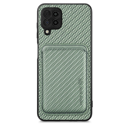 Carbon Fiber Leather Card Magsafe Magnetic Phone Case, For Samsung Galaxy A22 4G, For Samsung Galaxy A22 5G, For Samsung Galaxy A32 5G, For Samsung Galaxy A50