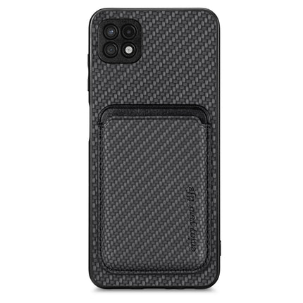 Carbon Fiber Leather Card Magsafe Magnetic Phone Case, For Samsung Galaxy A22 4G, For Samsung Galaxy A22 5G, For Samsung Galaxy A32 5G, For Samsung Galaxy A50