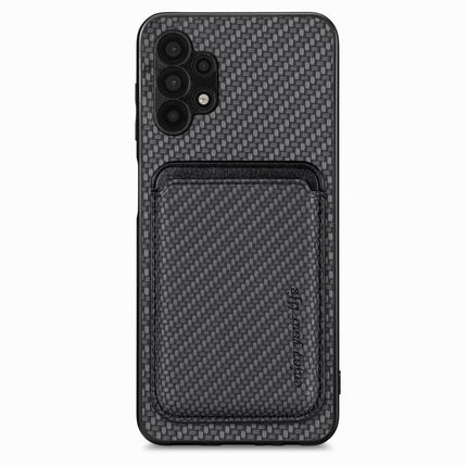 Carbon Fiber Leather Card Magsafe Magnetic Phone Case, For Samsung Galaxy A22 4G, For Samsung Galaxy A22 5G, For Samsung Galaxy A32 5G, For Samsung Galaxy A50