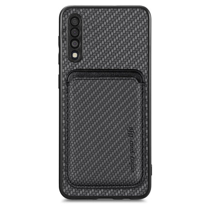 Carbon Fiber Leather Card Magsafe Magnetic Phone Case, For Samsung Galaxy A22 4G, For Samsung Galaxy A22 5G, For Samsung Galaxy A32 5G, For Samsung Galaxy A50