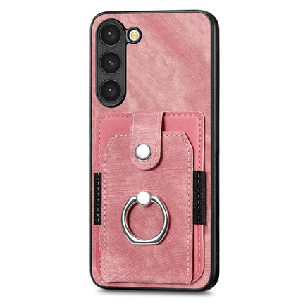 Retro Skin-feel Ring Card Wallet Phone Case, For Samsung Galaxy S23+ 5G, For Samsung Galaxy S23 Ultra 5G, For Samsung Galaxy S20+, For Samsung Galaxy S20 FE