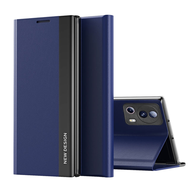 Side Electroplated Adsorption Leather Phone Case, For Xiaomi 13 Lite