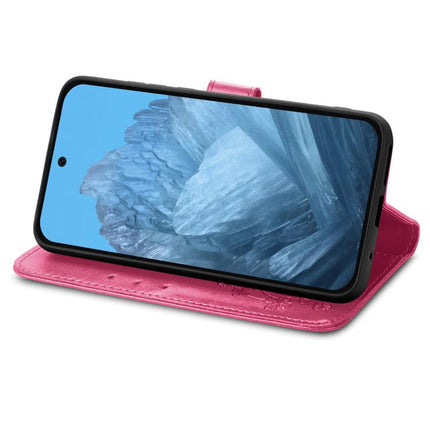 Four-leaf Clasp Embossed Leather Phone Case, For Honor 600 Lite Global, For Honor X9b, For Honor X6A, For Honor  X50