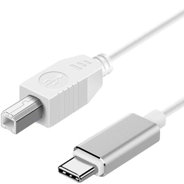 3.3ft USB-C / Type-C to USB-B MIDI Adapter Cable for Samsung / Huawei Laptop / MIDI Keyboard / Audio Interface Recording, Type-C
