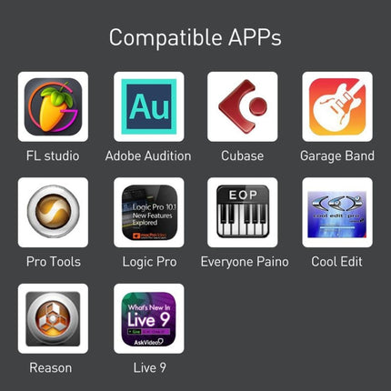 Cable MIDI USB-B de 8 pines a 1 m para iPad/iPhone, 8 pines