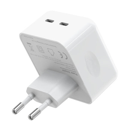 NORTHJO NOGAN3502 GaN PD PPS 35W Dual USB-C / Type-CWall Fast Charger, EU Plug, UK Plug