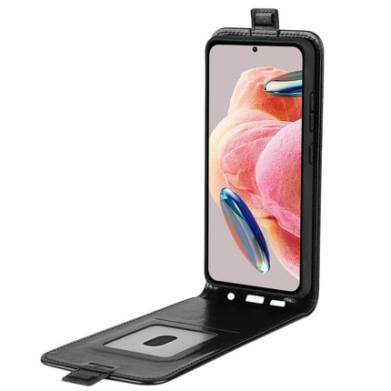 For Xiaomi Redmi Note 12 4G Global R64 Texture Vertical Flip Leather Phone Case, For Xiaomi Redmi Note 12 4G Global