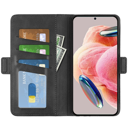 For Xiaomi Redmi Note 12 4G Global Dual-side Magnetic Buckle Horizontal Flip Leather Phone Case, For Xiaomi Redmi Note 12 4G Global