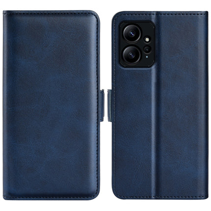 For Xiaomi Redmi Note 12 4G Global Dual-side Magnetic Buckle Horizontal Flip Leather Phone Case, For Xiaomi Redmi Note 12 4G Global
