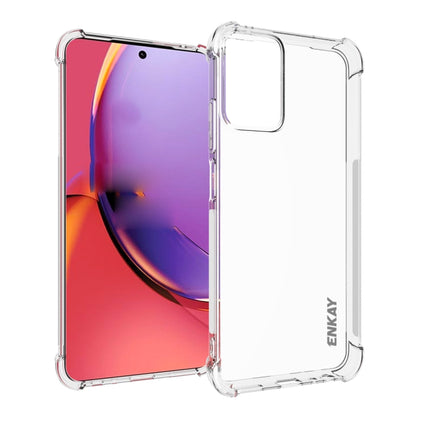 ENKAY Hat-Prince Transparent TPU Shockproof Phone Case, For Motorola Edge 50 Pro 5G, For Motorola Edge 50 Fusion, For Motorola Moto G Stylus 5G 2024, For Motorola Moto G Play 4G 2024, For Motorola Moto G Power 5G 2024, For Motorola Moto G84 5G         ...