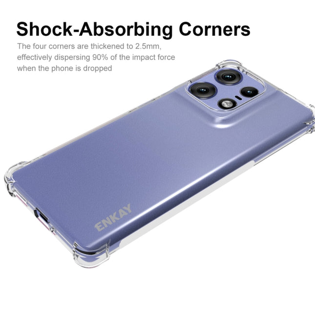 ENKAY Hat-Prince Transparent TPU Shockproof Phone Case, For Motorola Edge 50 Pro 5G, For Motorola Edge 50 Fusion, For Motorola Moto G Stylus 5G 2024, For Motorola Moto G Play 4G 2024, For Motorola Moto G Power 5G 2024, For Motorola Moto G84 5G         ...